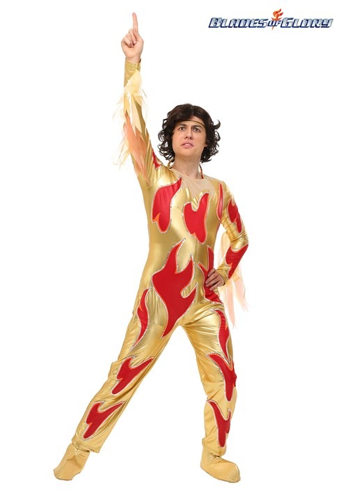 Plus Size Blades of Glory Fire Jumpsuit Costume for Men - US 7331