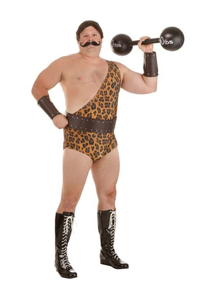 Plus Size Dark Strongman Costume for Men - US 9446