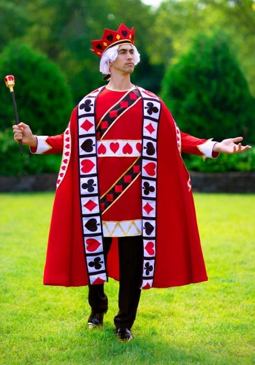 Men's Plus Size King of Hearts Costume - US 2468