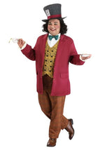 Men's Plus Size Mad Hatter Costume - US 8775