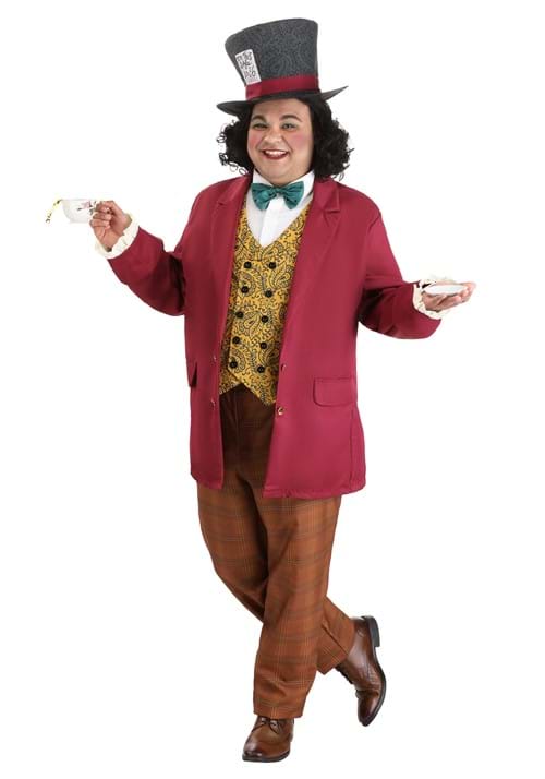 Men's Plus Size Mad Hatter Costume - US 8775