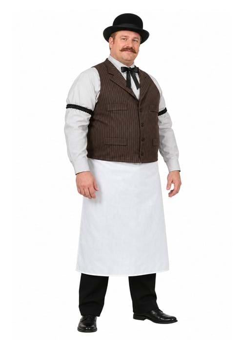 Plus Size Men's Old West Bartender Costume - US 2051