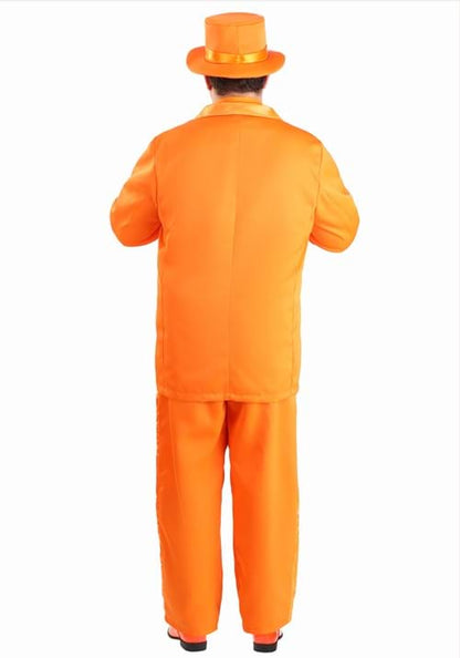 Plus Size Men's Orange Tuxedo Costume - US 3525
