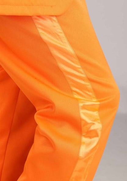 Plus Size Men's Orange Tuxedo Costume - US 3525