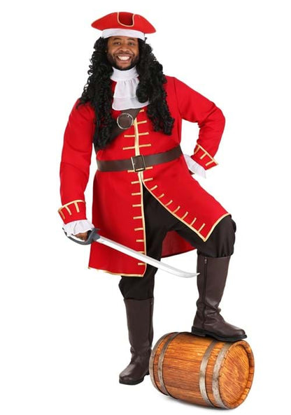 Men's Plus Size Rum Captain Costume - US 5488