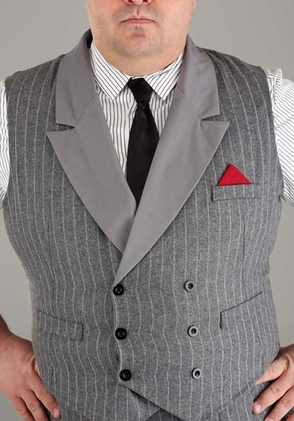 Plus Size Ruthless Gangster Men's Costume - US 8976