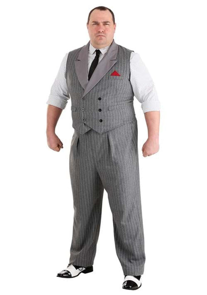 Plus Size Ruthless Gangster Men's Costume - US 8976