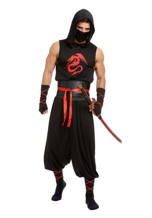 Plus Size Men's Ninja Costume - US 0711