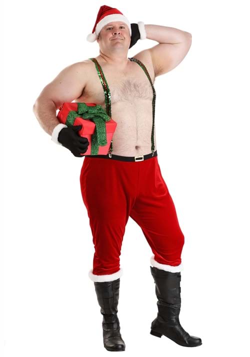 Plus Size Men's Sexy Santa Claus Costume - US 0906
