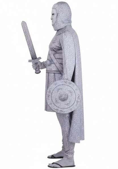Plus Size Turned to Stone Warrior Men's Costume - US 6369