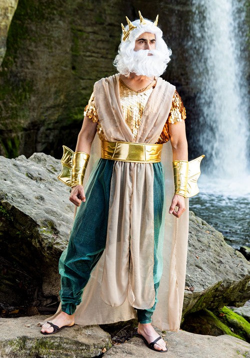 Men's Poseidon Plus Size Costume - US 6303