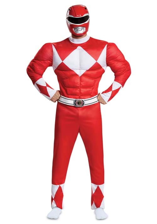 Power Rangers Red Ranger Men's Muscle Costume - US 6899