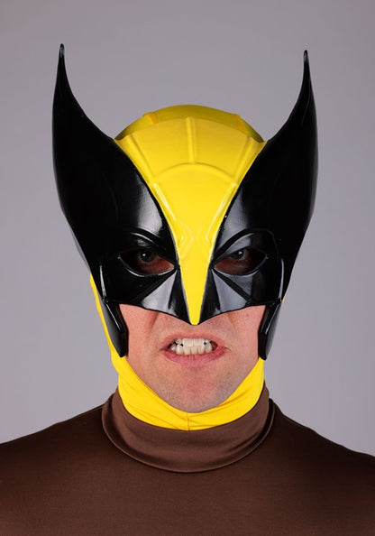 Men's Premium Marvel X-Men Brown Wolverine Costume - US 3693