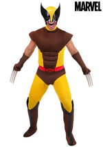 Men's Premium Marvel X-Men Brown Wolverine Costume - US 3693