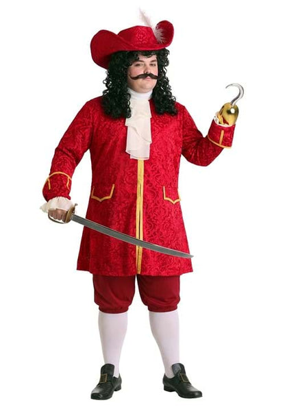 Plus Size Men's Privateer Pirate Costume - US 0933