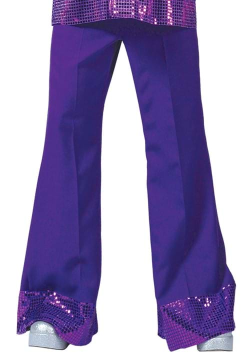 Men's Purple Disco Costume Pants - US 5761