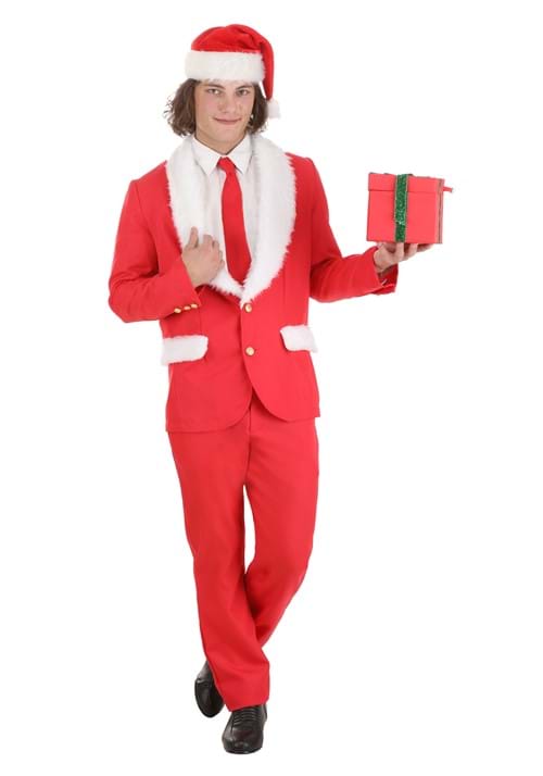Men's Red Holiday Santa Suit - US 2453