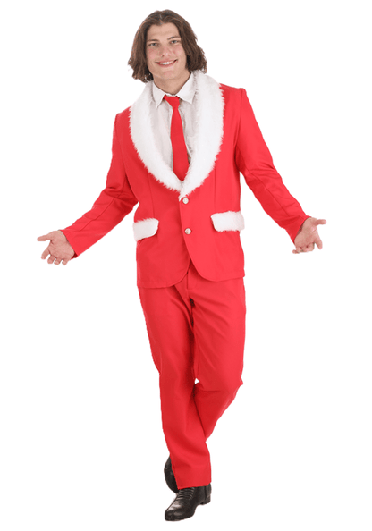 Men's Red Holiday Santa Suit - US 2453