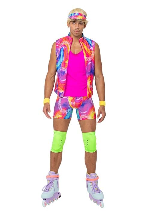 Retro Rollerblade Doll Costume for Men - US 0074