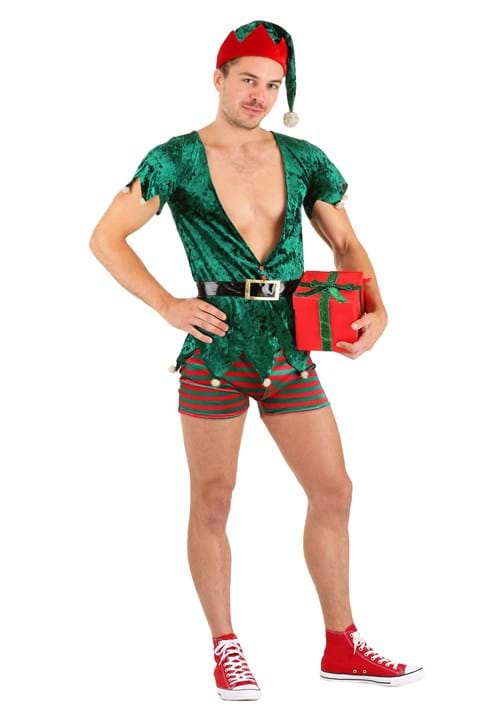 Sexy Men's Elf Christmas Costume - US 7278