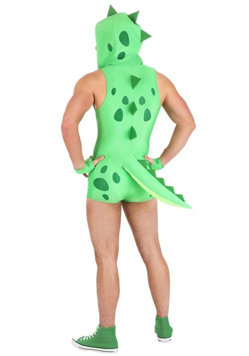 Sexy Dino Costume Romper for Men - US 6992