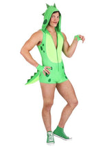 Sexy Dino Costume Romper for Men - US 6992