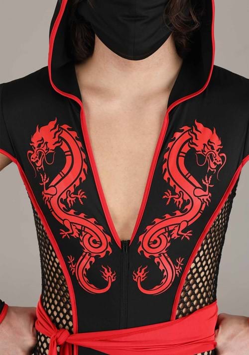 Sexy Dragon Ninja Costume for Men - US 0732