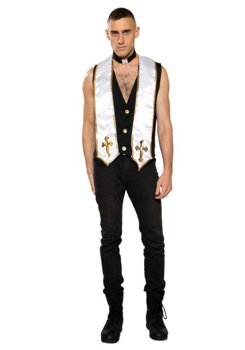 Men's Sexy Priest Costume - US 2056