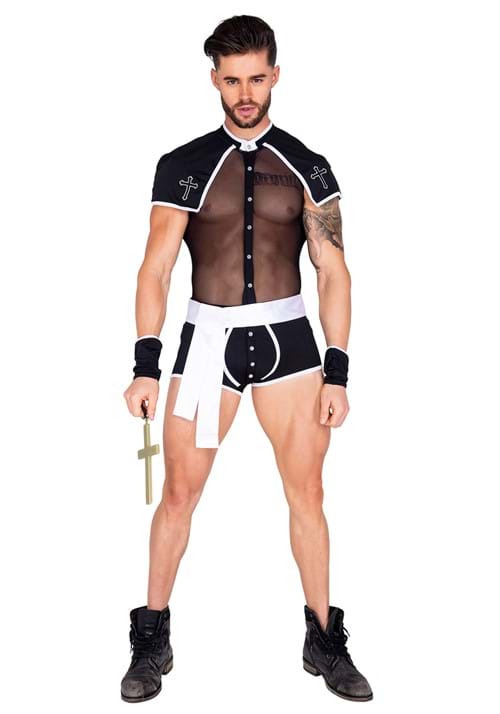 Men's Sexy Sinful Confession Costume - US 8323