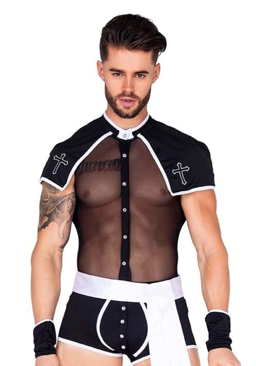 Men's Sexy Sinful Confession Costume - US 8323