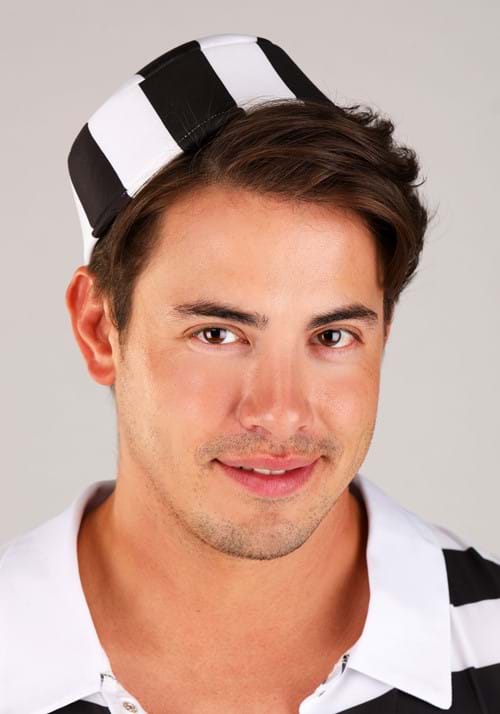 Sexy Men's Striped Prisoner Costume - US 2663