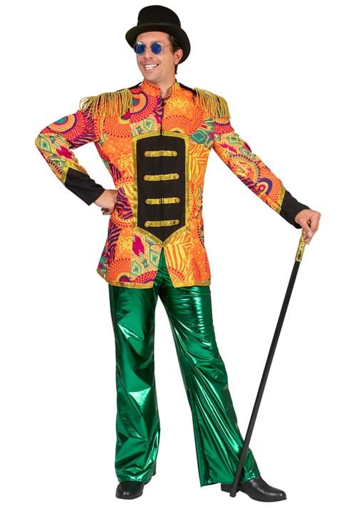 Men's Sgt. Pepper Album Inspired Orange Costume Jacket - US 8701