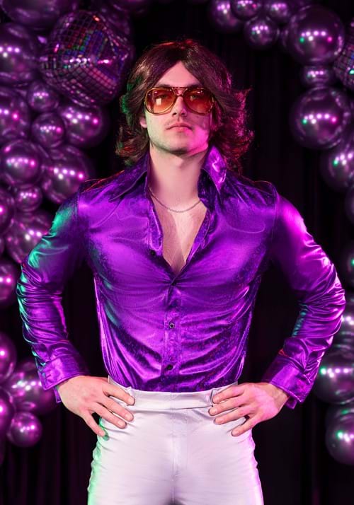 Men's Shattered Glass Disco Shirt - US 0643