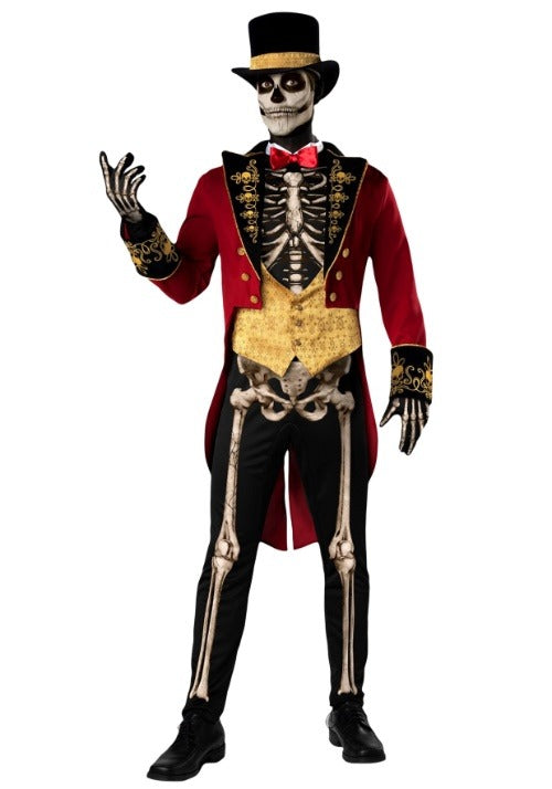 Men's Skeleton Ringmaster Costume - US 3043