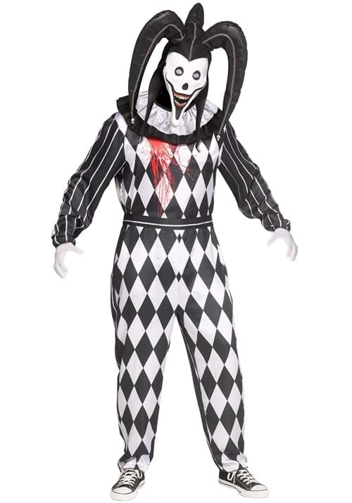Men's Smiler Dark Jester Costume - US 4667
