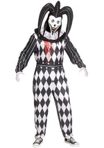 Men's Smiler Dark Jester Costume - US 4667
