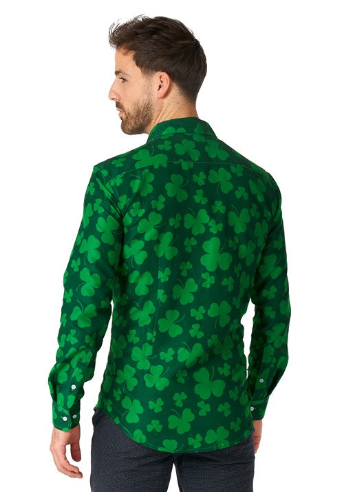 Mens Suitmeister Button Up St. Pats Green Shirt - US 9707