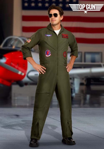 Top Gun Premium Flight Suit Costume for Men - US 8234