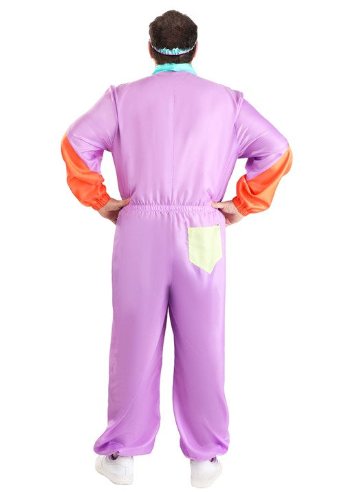 Men's Plus Size 80's Tracksuit Costume - US 6083