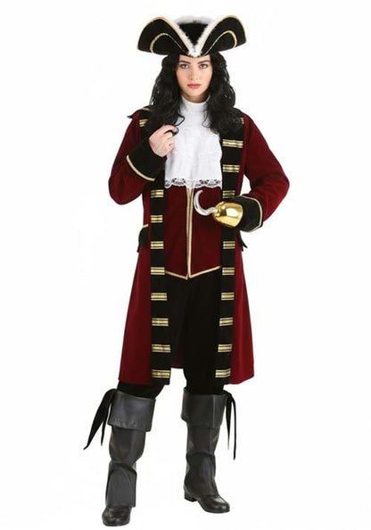 Deluxe Captain Hook Costume for Men - US 1270