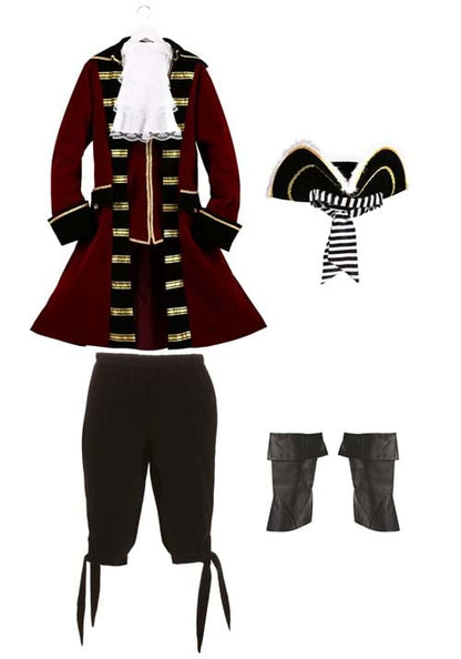 Deluxe Captain Hook Costume for Men - US 1270