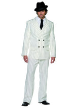 Men's White Gangster Costume - US 4275