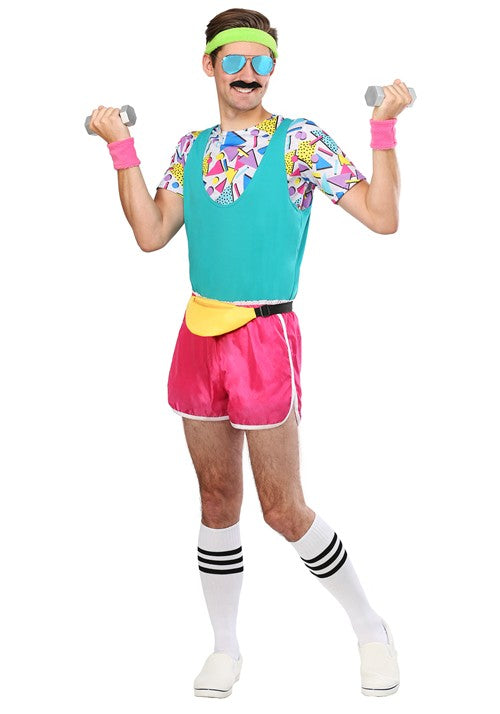 Work It Out 80s Costume for Men - US 2640