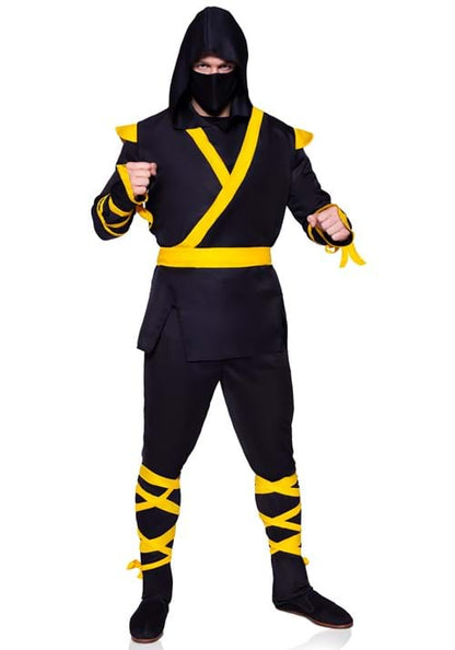 Yellow Ninja Costume for Men - US 2273