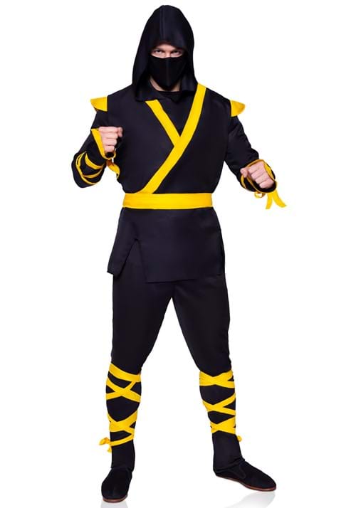Yellow Ninja Costume for Men - US 2273