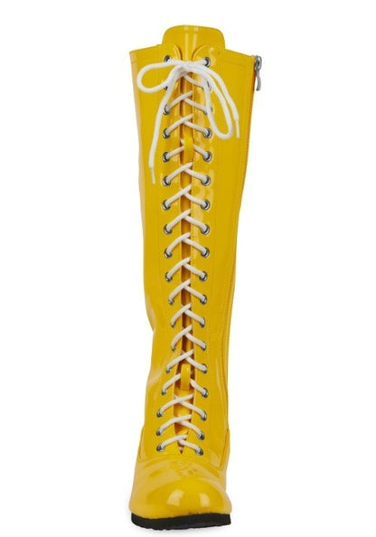 Men's Yellow Wrestling Boots - US 6125