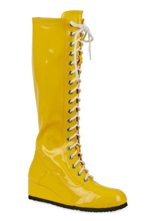 Men's Yellow Wrestling Boots - US 6125