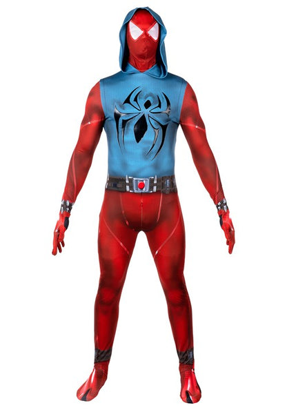 Men's Zentai Suit Scarlet Spider Gaming Costume - US 0993