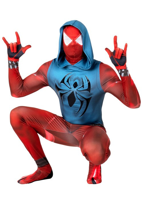 Men's Zentai Suit Scarlet Spider Gaming Costume - US 0993