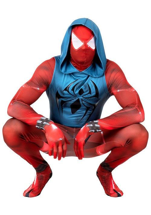 Men's Zentai Suit Scarlet Spider Gaming Costume - US 0993